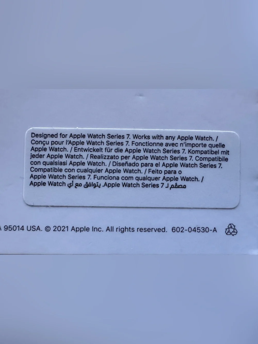 Apple Watch Band 41mm Starlight Sport Band - S/M